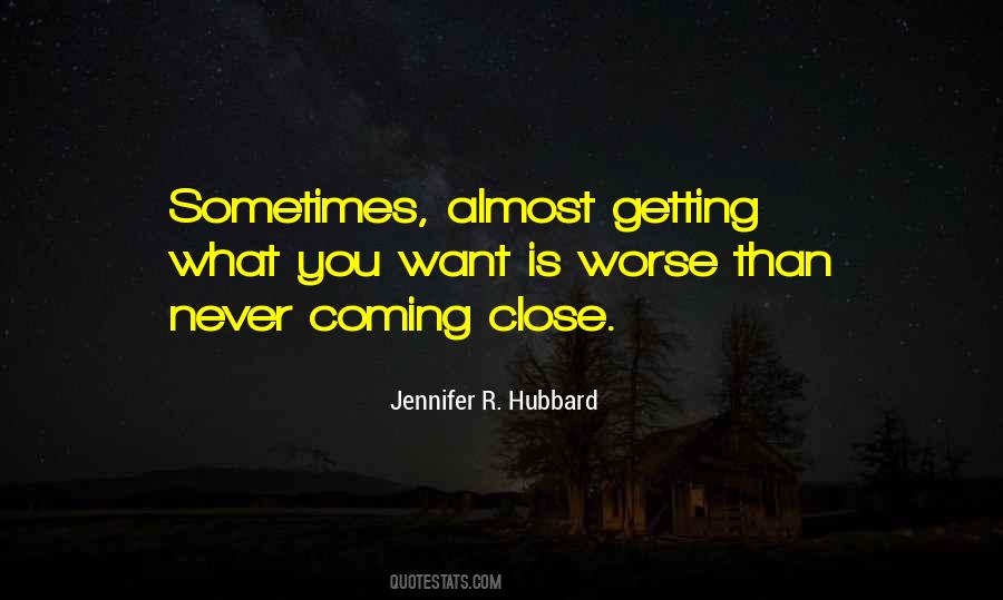 Jennifer R. Hubbard Quotes #540474