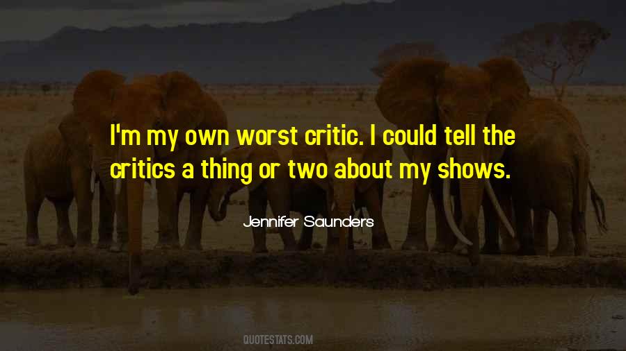 Jennifer Saunders Quotes #783097