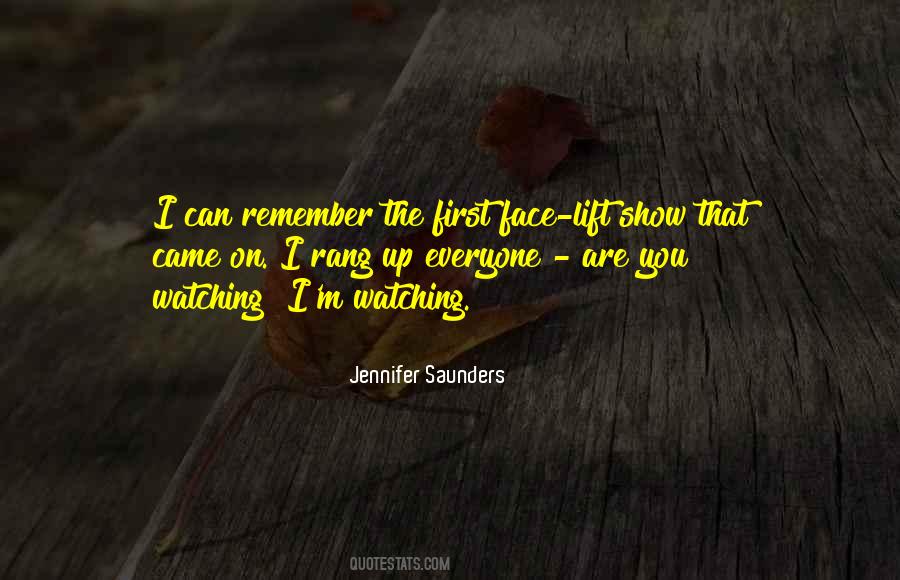 Jennifer Saunders Quotes #88273