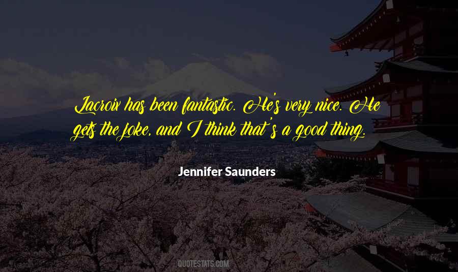 Jennifer Saunders Quotes #888665