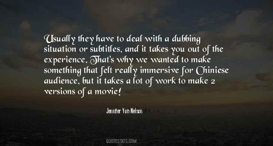 Jennifer Yuh Nelson Quotes #442965