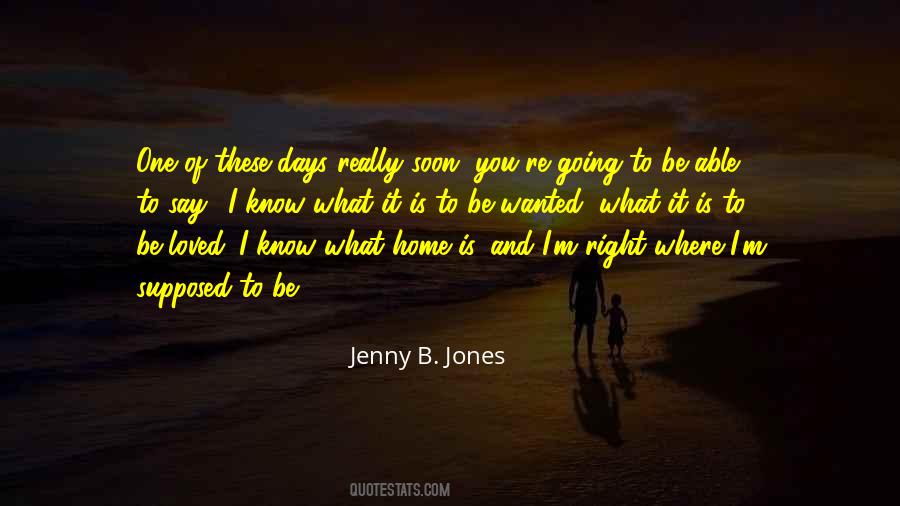 Jenny B. Jones Quotes #437150