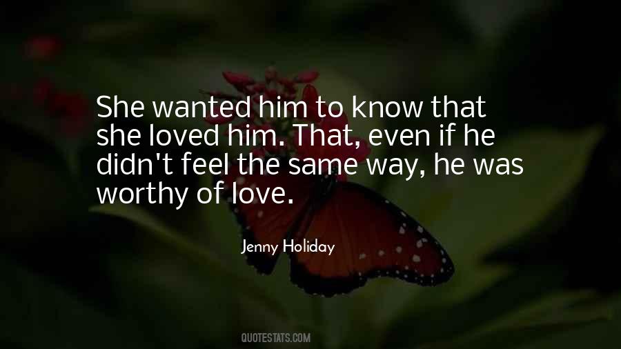 Jenny Holiday Quotes #1622524