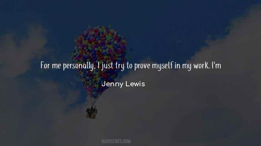 Jenny Lewis Quotes #259669