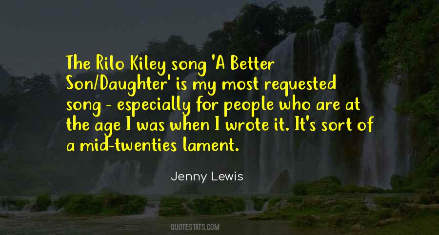 Jenny Lewis Quotes #942104