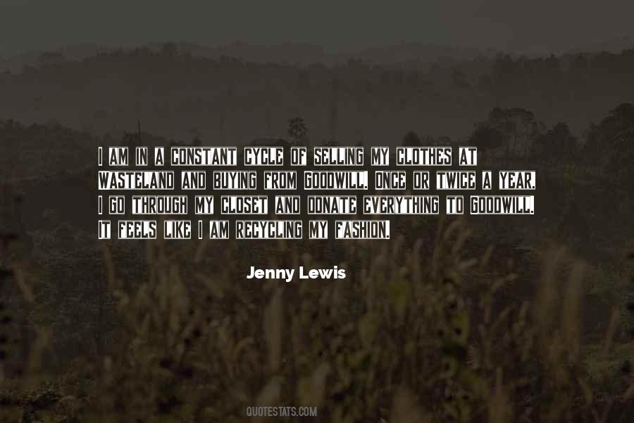 Jenny Lewis Quotes #982467