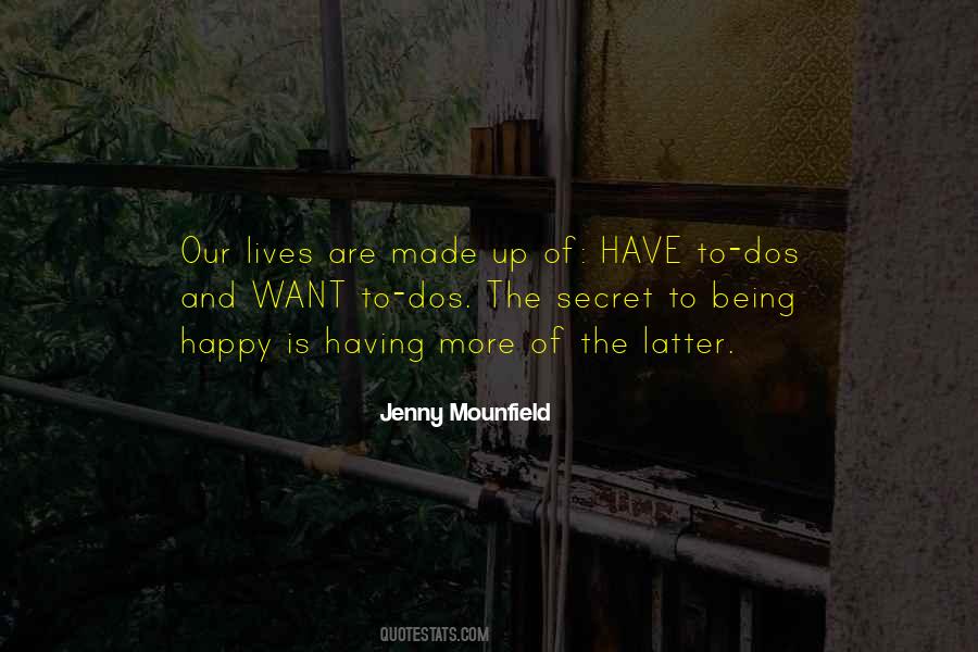 Jenny Mounfield Quotes #906204