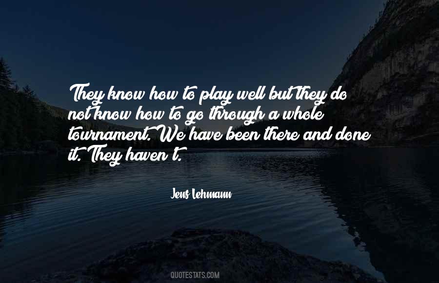 Jens Lehmann Quotes #1048053