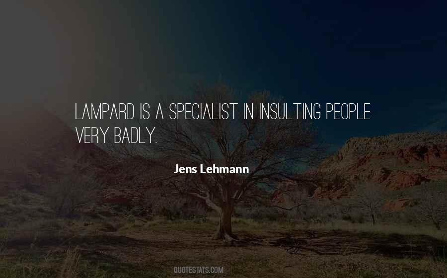 Jens Lehmann Quotes #319237