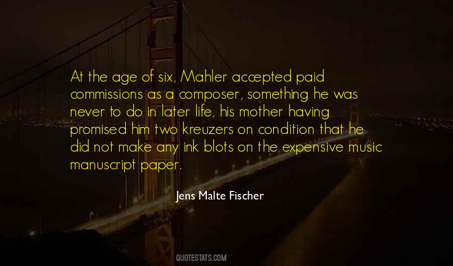 Jens Malte Fischer Quotes #818756