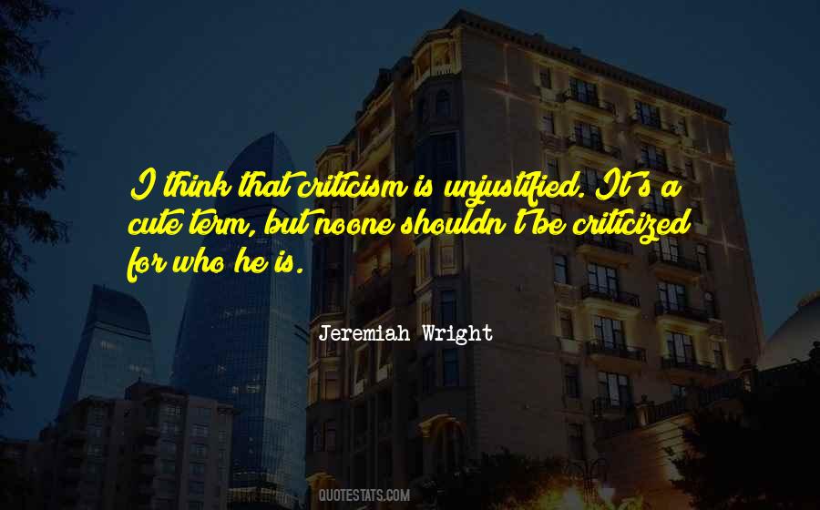 Jeremiah Wright Quotes #1408999