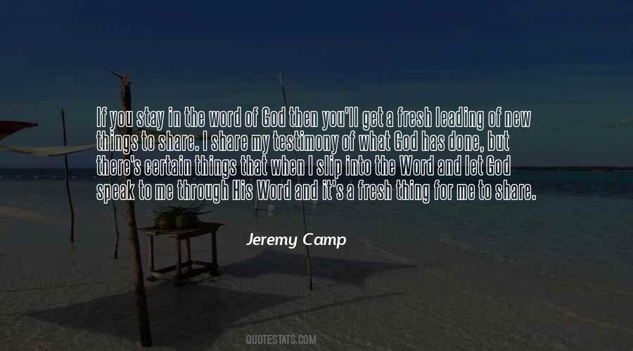 Jeremy Camp Quotes #664546