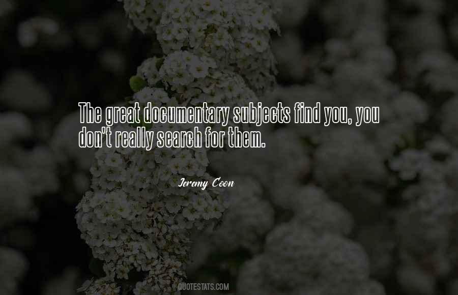 Jeremy Coon Quotes #727256