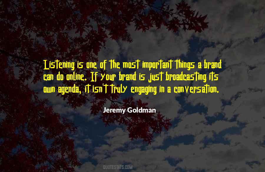 Jeremy Goldman Quotes #1459322