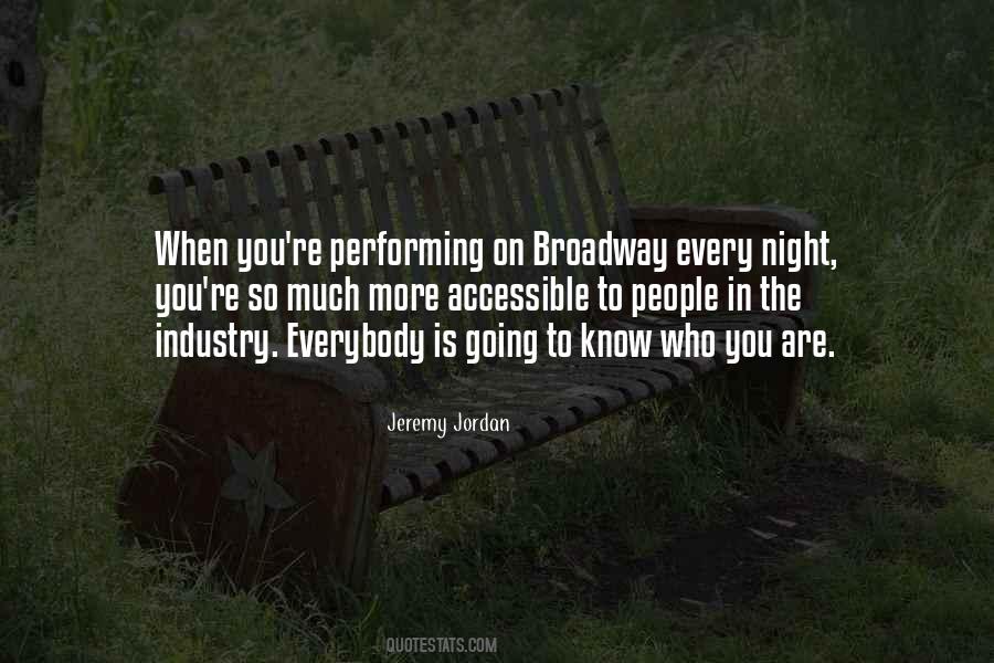 Jeremy Jordan Quotes #453991