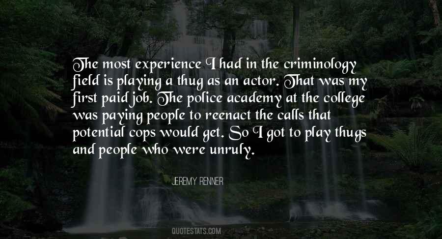 Jeremy Renner Quotes #943930