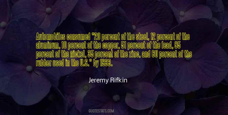 Jeremy Rifkin Quotes #1001279