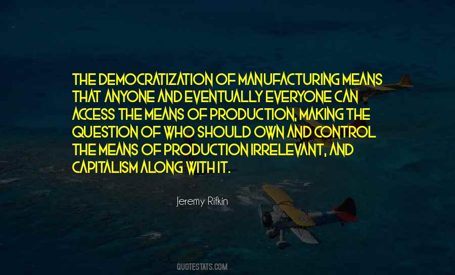 Jeremy Rifkin Quotes #1061407