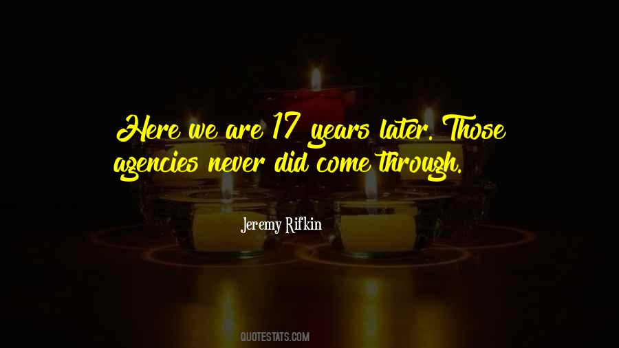 Jeremy Rifkin Quotes #1344007