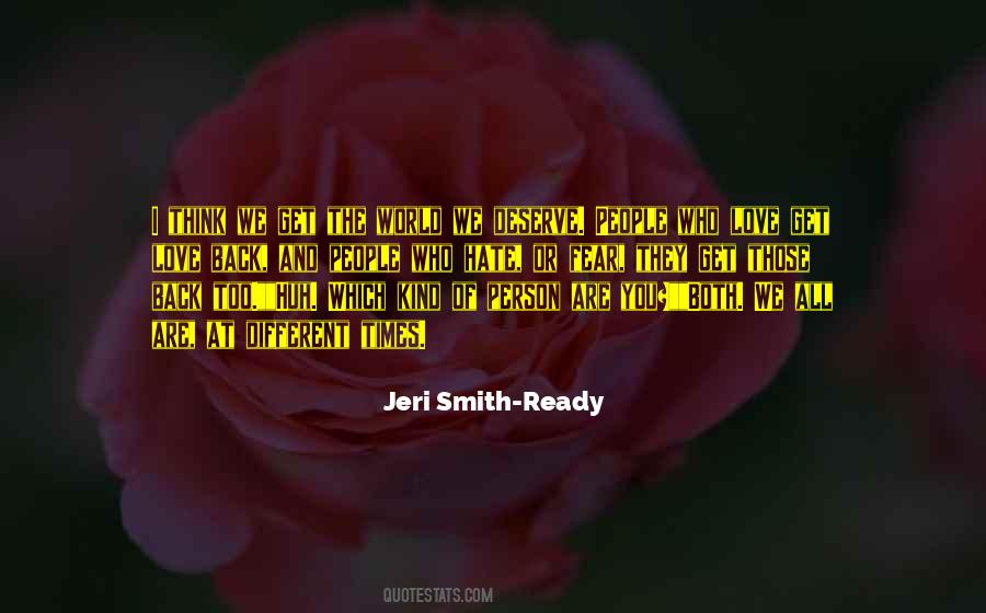Jeri Smith-Ready Quotes #533677