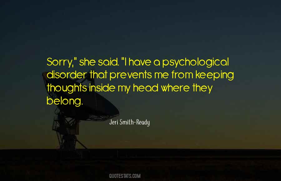 Jeri Smith-Ready Quotes #774063