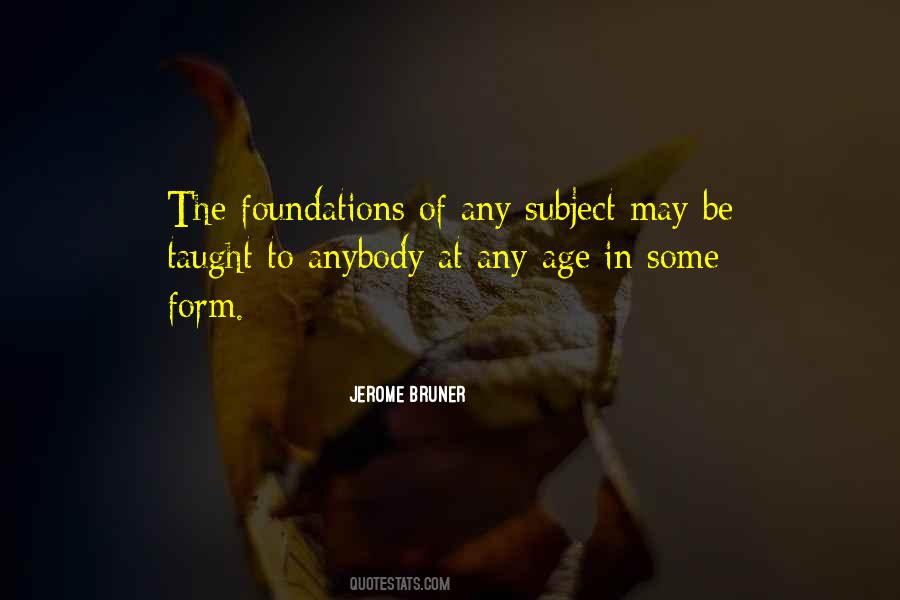 Jerome Bruner Quotes #1104566