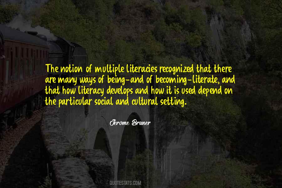 Jerome Bruner Quotes #1589818