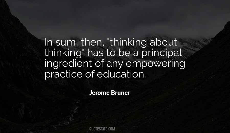 Jerome Bruner Quotes #628035