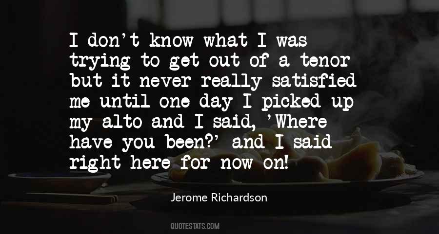 Jerome Richardson Quotes #200017