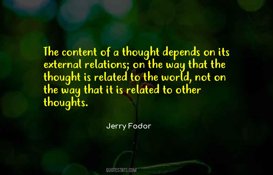 Jerry Fodor Quotes #1843850