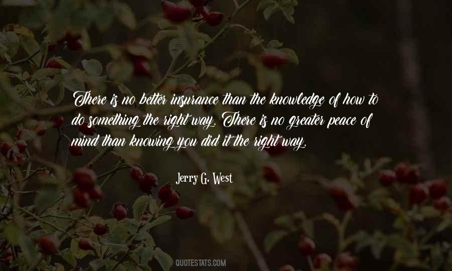 Jerry G. West Quotes #1324044
