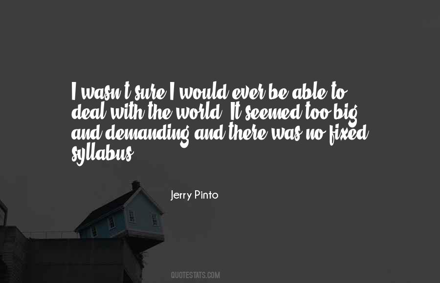 Jerry Pinto Quotes #120329