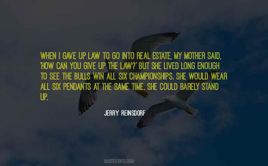 Jerry Reinsdorf Quotes #235966