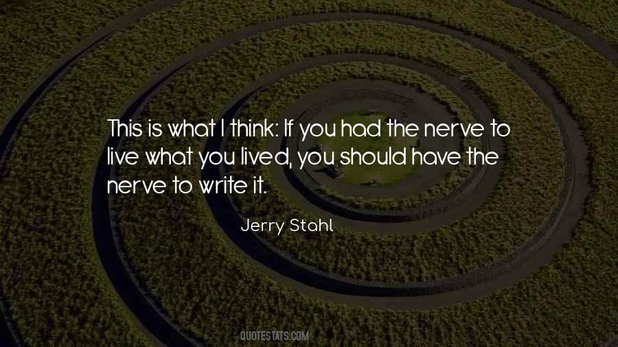 Jerry Stahl Quotes #1041846