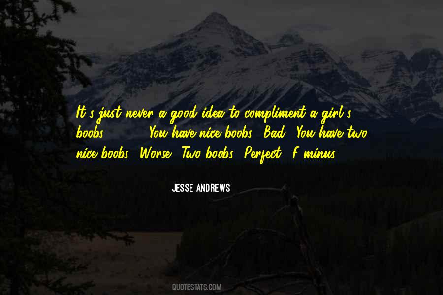 Jesse Andrews Quotes #722968