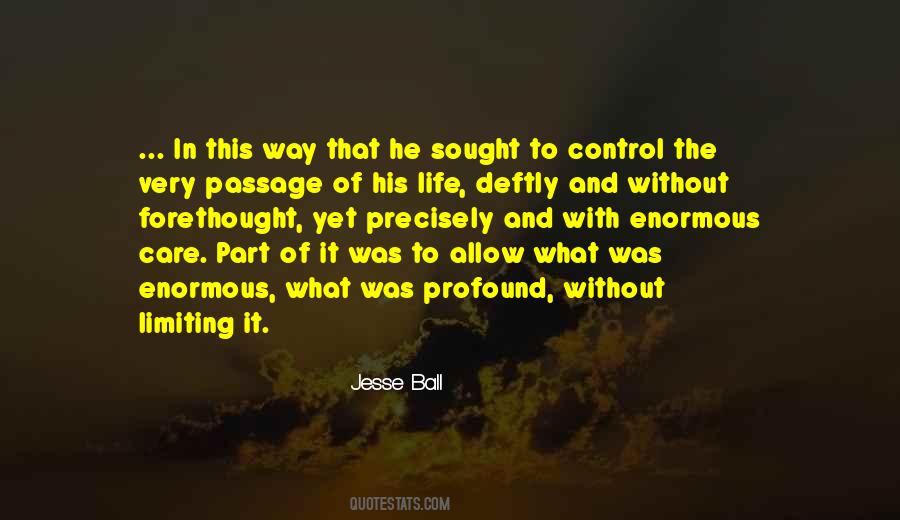 Jesse Ball Quotes #885754