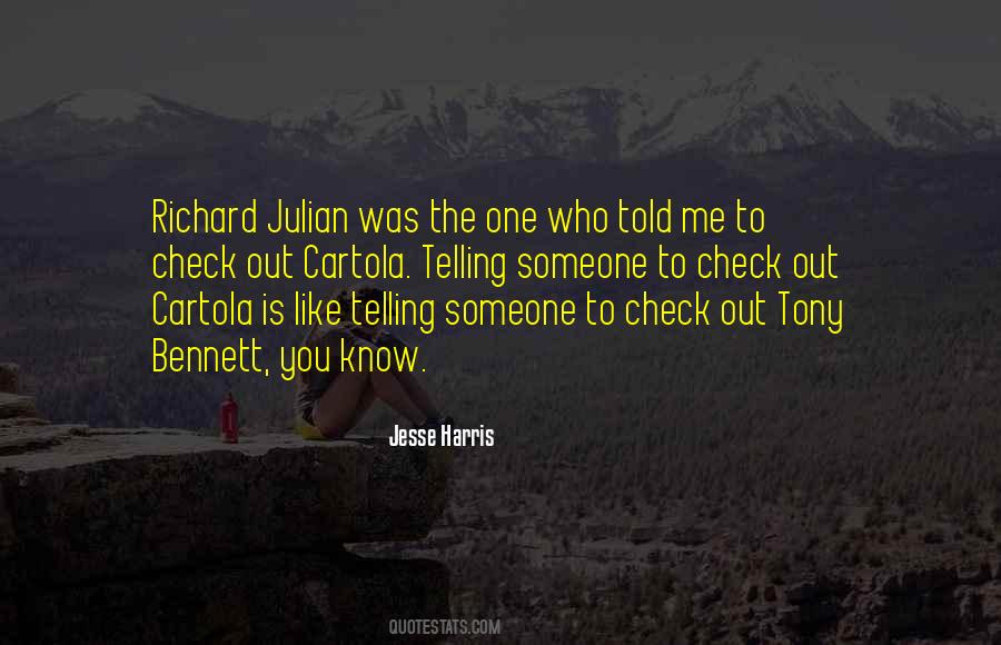 Jesse Harris Quotes #924365