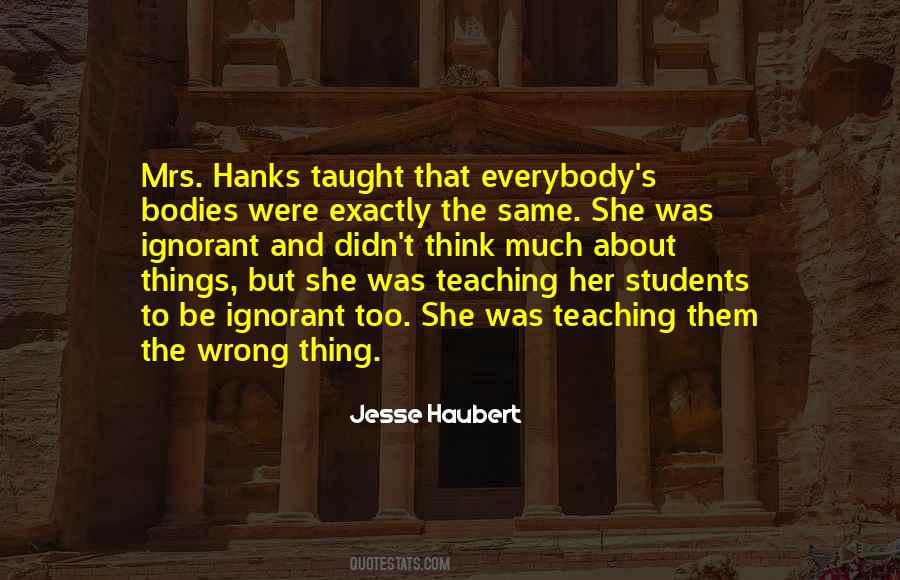 Jesse Haubert Quotes #1126906