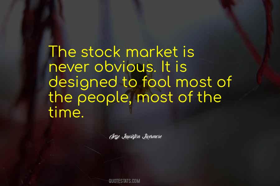 Jesse Lauriston Livermore Quotes #955185