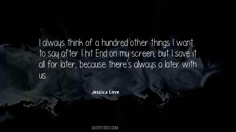 Jessica Love Quotes #1348742