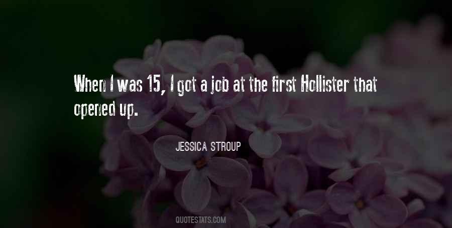 Jessica Stroup Quotes #1491800