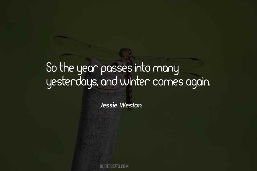 Jessie Weston Quotes #1727968