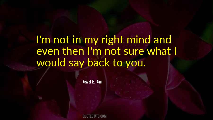 Jewel E. Ann Quotes #856325