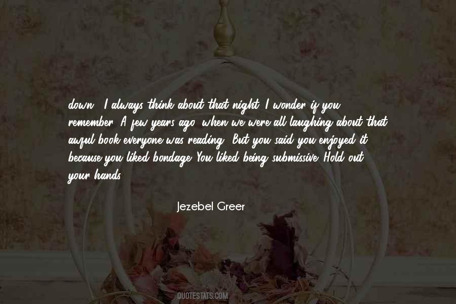 Jezebel Greer Quotes #1144929 Jezebel Greer Quotes #1144929