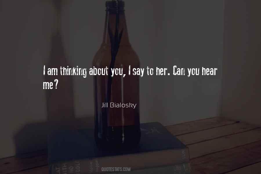 Jill Bialosky Quotes #34436