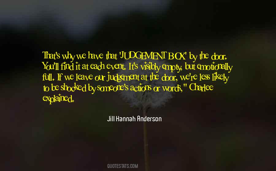 Jill Hannah Anderson Quotes #616746