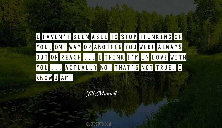 Jill Mansell Quotes #1121864