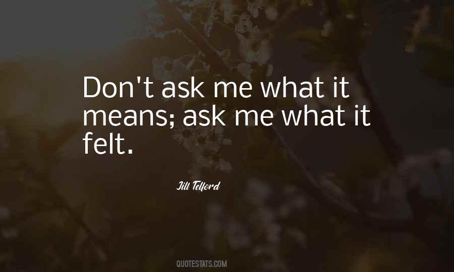 Jill Telford Quotes #1192688