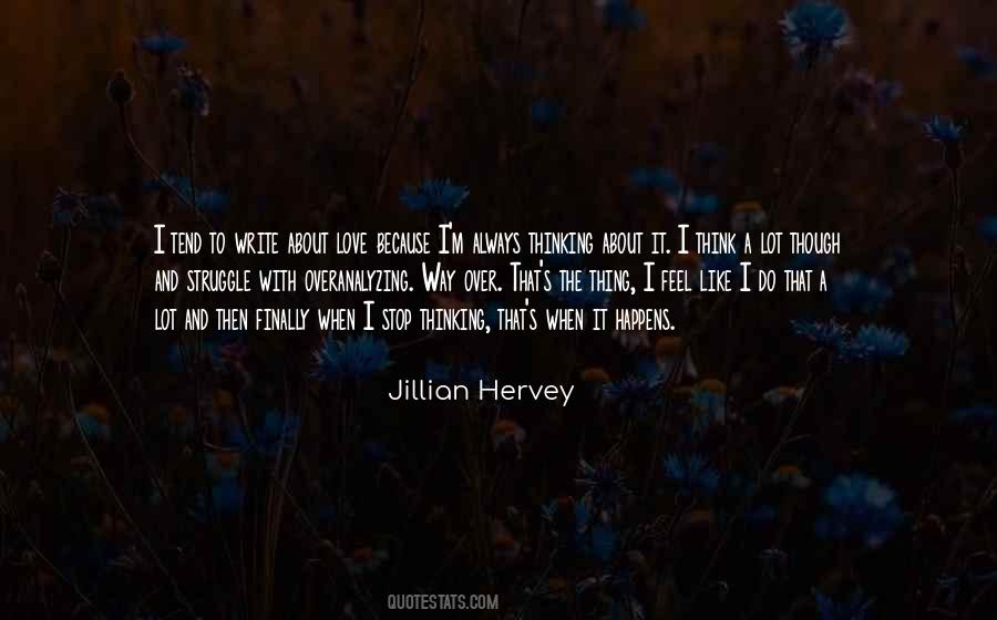 Jillian Hervey Quotes #1097243