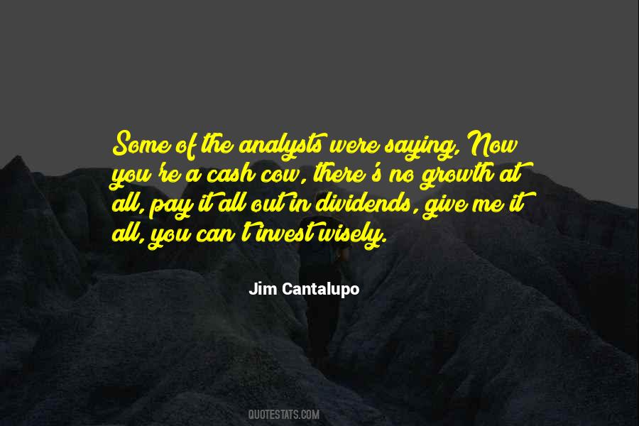 Jim Cantalupo Quotes #1726712